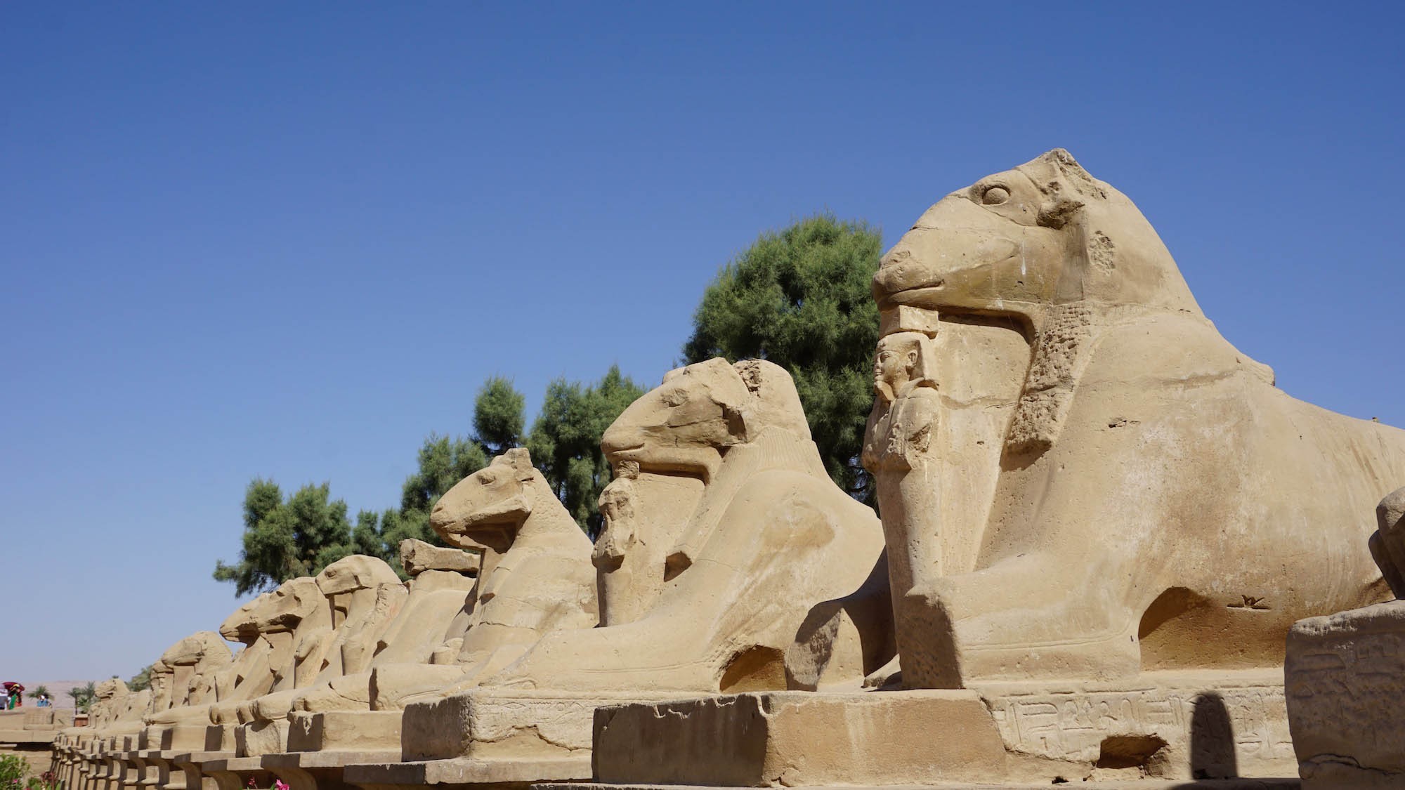 Sphinx，称为人面狮身像，除了人面，也可以由鹰头或羊头组成。